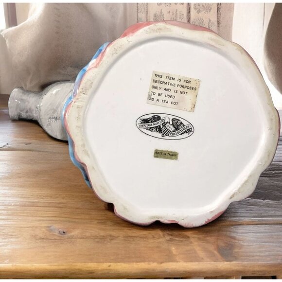 Heritage Mint Mrs. Rabbit Ceramic Teapot - Picture 9 of 9